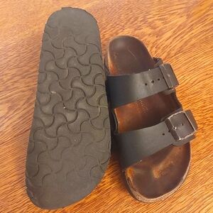 Black Arizona Birkenstock Sandals